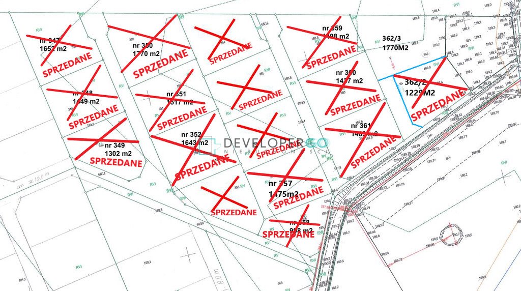 Działka budowlana na sprzedaż Biała Woda  1 770m2 Foto 6