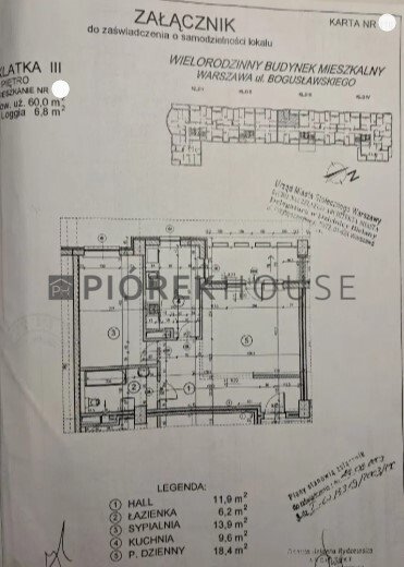 Mieszkanie dwupokojowe na sprzedaż Warszawa, Bielany, Wojciecha Bogusławskiego  60m2 Foto 10