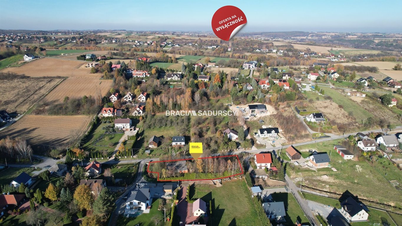 Na sprzedaż działka 22 arów z rozpoczętą budową domu w Michałowicach Michałowice, Leśna  2 160m2 Foto 1