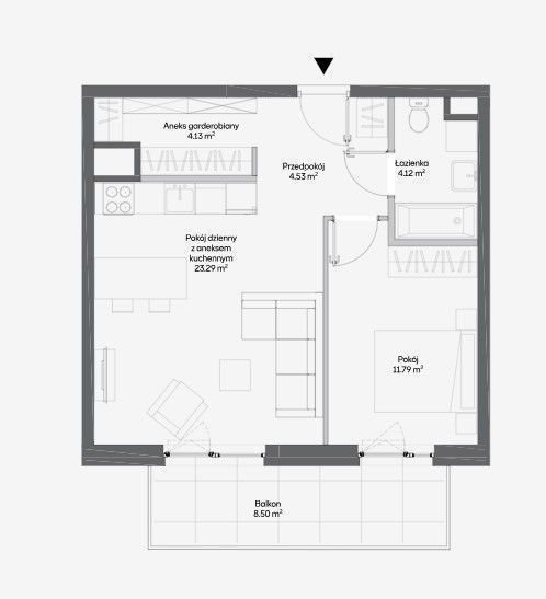 Mieszkanie dwupokojowe na sprzedaż Warszawa, Włochy, Raków, Fajansowa  48m2 Foto 1