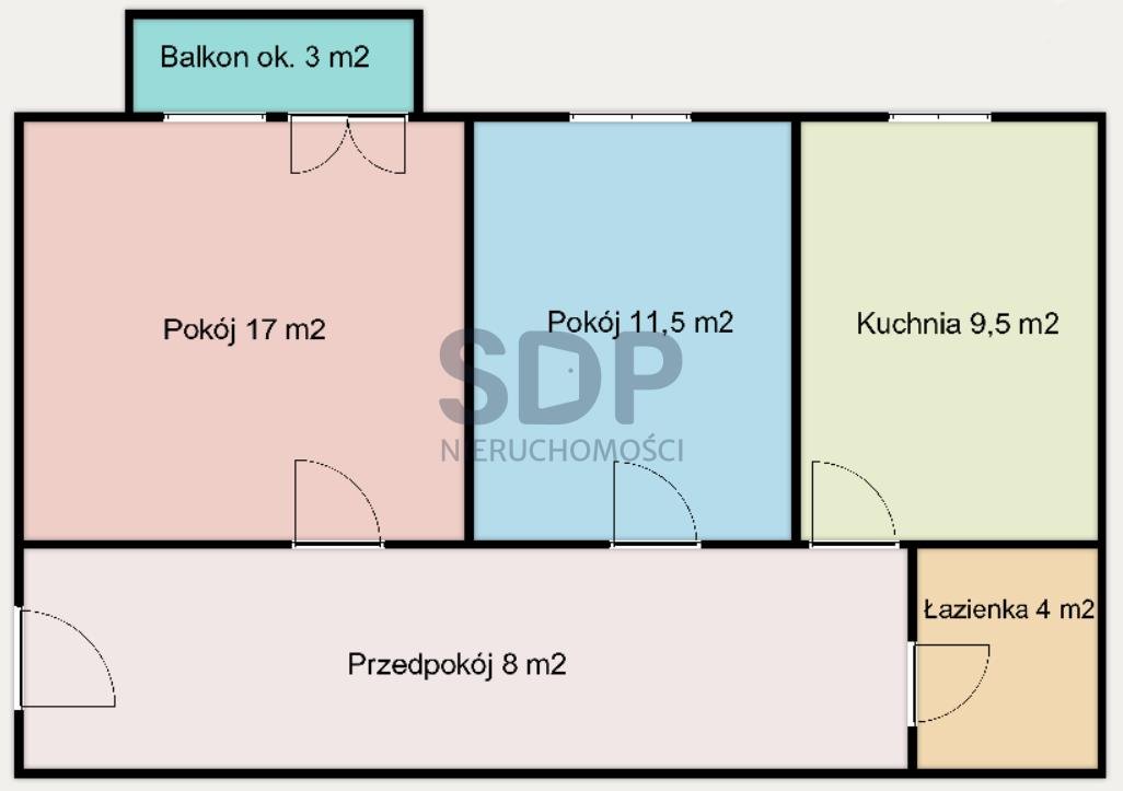Mieszkanie dwupokojowe na sprzedaż Wrocław, Psie Pole, Poleska  53m2 Foto 2