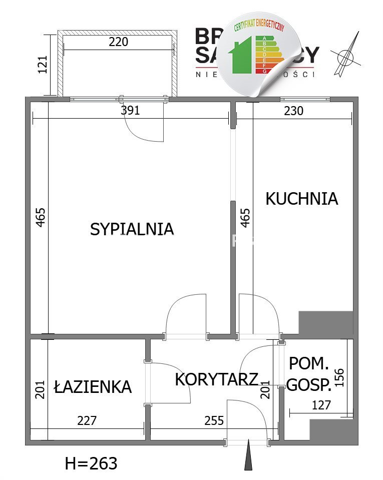 Kawalerka na sprzedaż Kraków, Bieżanów-Prokocim, Bieżanów, Podłęska  41m2 Foto 4