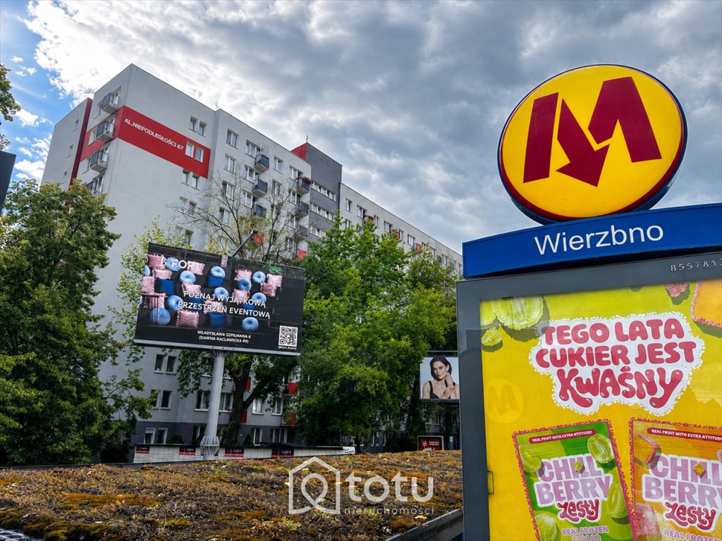 3-pokojowe mieszkanie na Mokotowie z cichymi oknami i świetną komunikacją Warszawa, Mokotów Wierzbno, Aleja Niepodległości  55m2 Foto 1