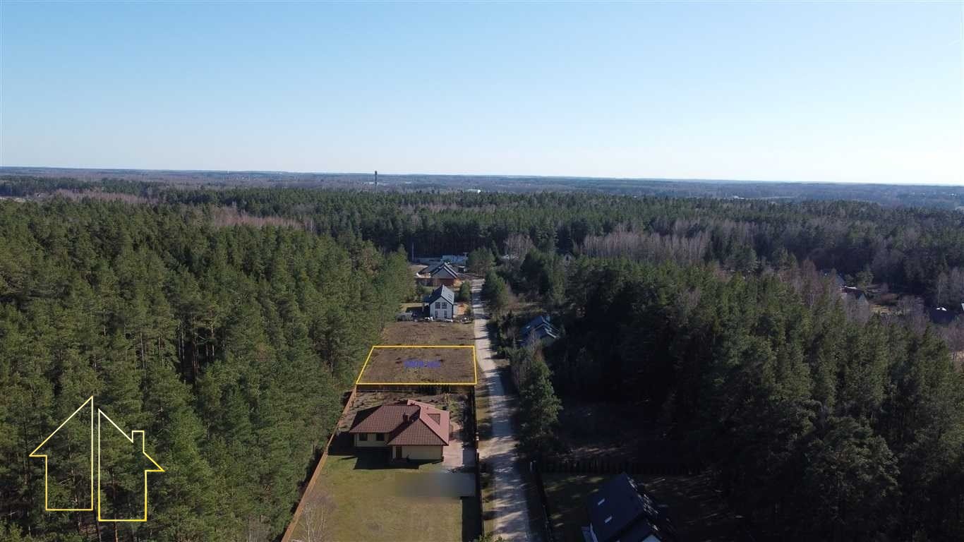 Działka 1009 m² z prądem, lasem i dobrym dojazdem Juchnowiec Kościelny  1 009m2 Foto 1