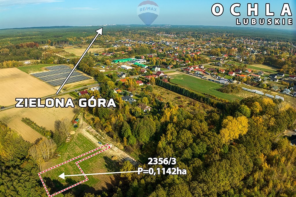 Działka rolna na sprzedaż Zielona Góra, Ochla-ks. Wł. Terlikowskiego  1 142m2 Foto 3