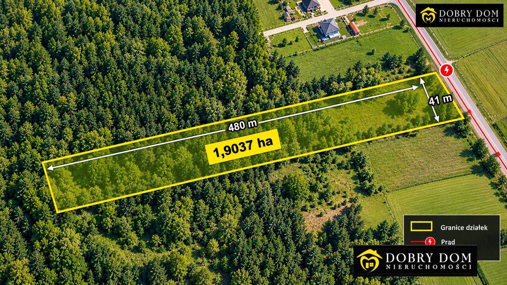 Działka 19 037 m² z potencjałem inwestycyjnym - blisko Białegostoku Zawady  19 037m2 Foto 1