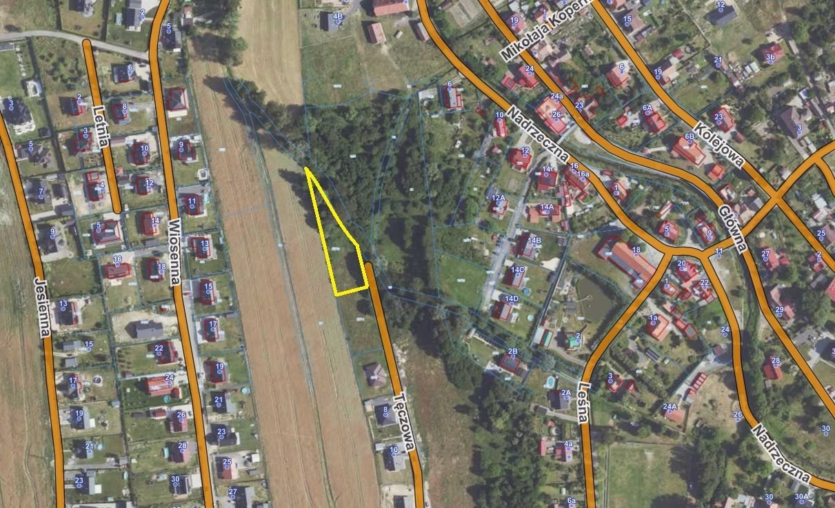Do sprzedania działka 1639 m² z mediami w Bogatyni Bogatynia, Markocice  1 639m2 Foto 1