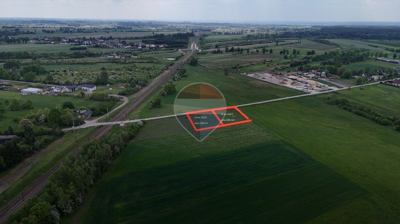 Działka inwestycyjna 2400 m² z WZ, asfalt, blisko Radomia Dąbrówka Zabłotnia  2 400m2 Foto 1