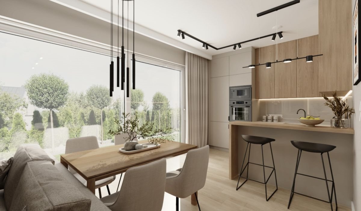 Nowoczesny dom z ogródkiem, wysoki standard, gotowy we wrześniu Mińsk Mazowiecki  104m2 Foto 1