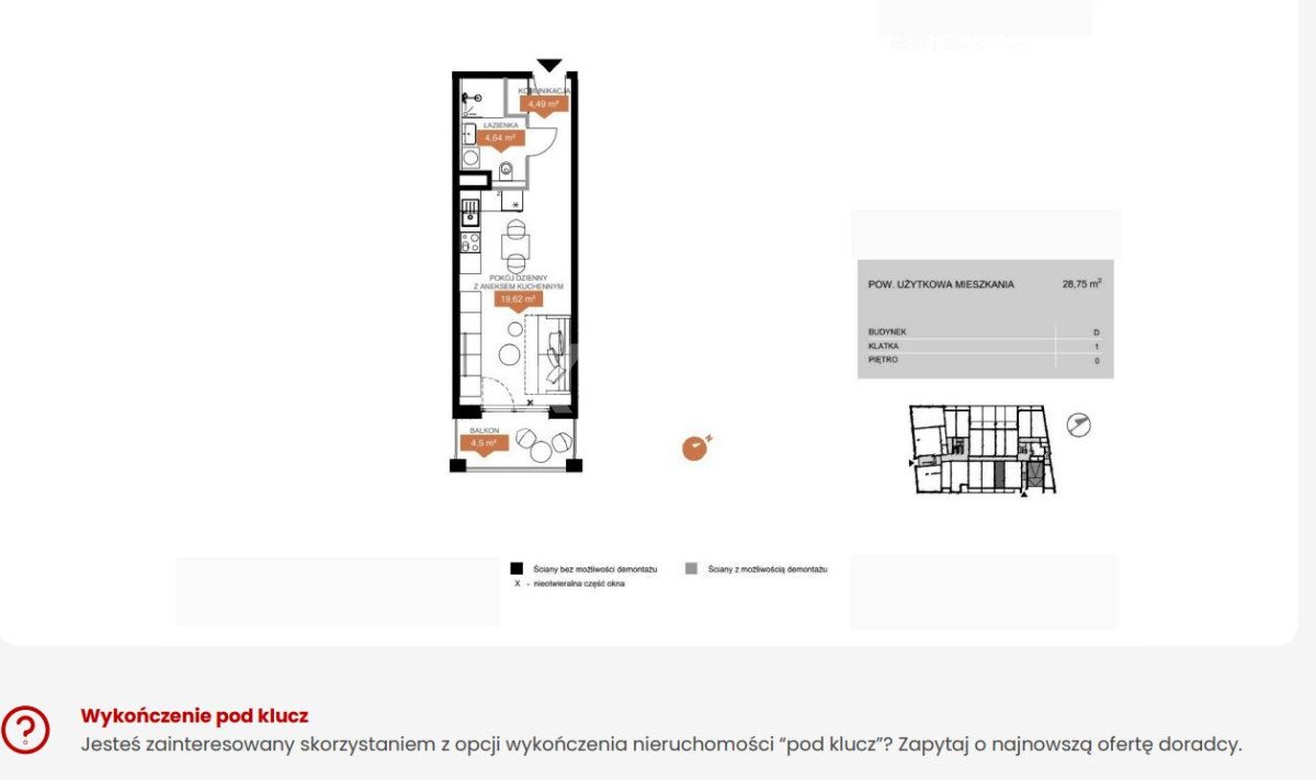 Kawalerka na sprzedaż Kraków, Stare Miasto, Wita Stwosza  29m2 Foto 9