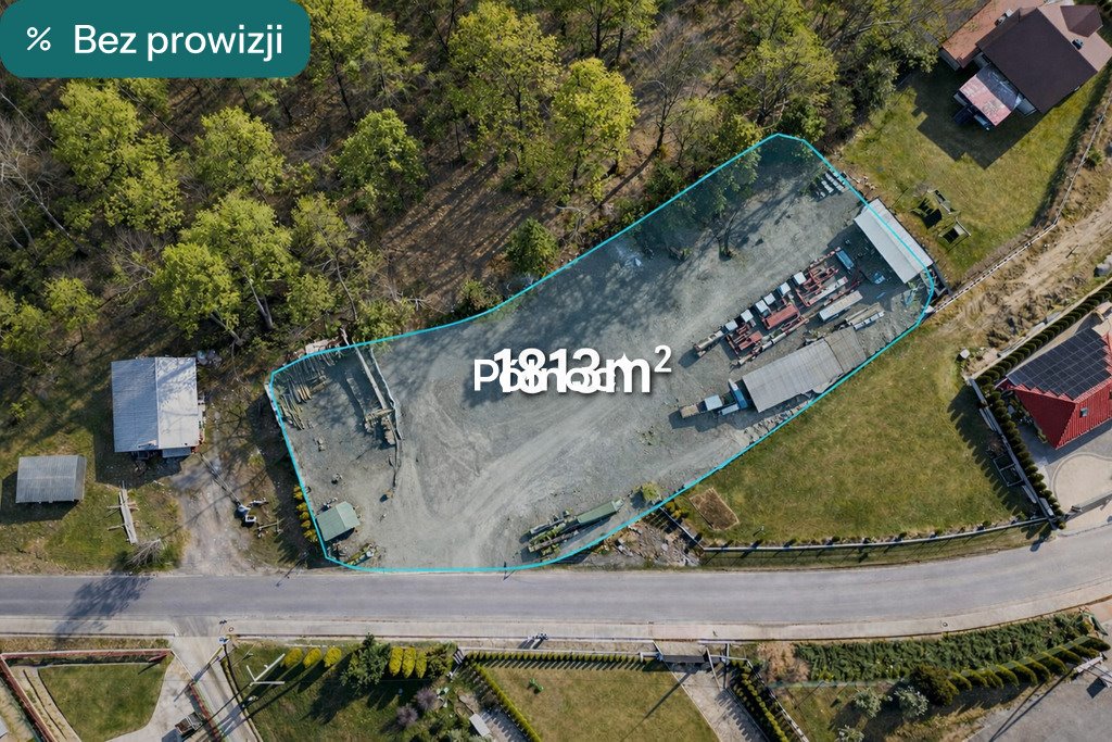 Działka 1813 m² z szerokim wjazdem i potencjałem MU Toporzysko  1 813m2 Foto 1