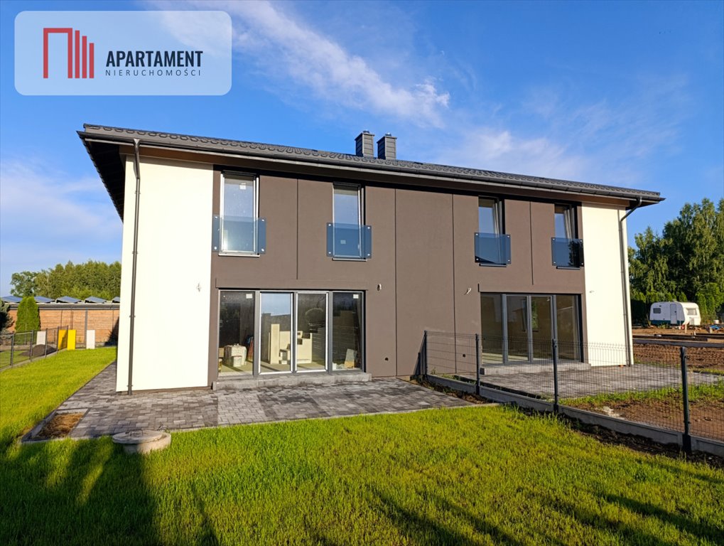 Nowoczesny dom bliźniak 132m2 z dużym tarasem i widokiem Iława  132m2 Foto 1