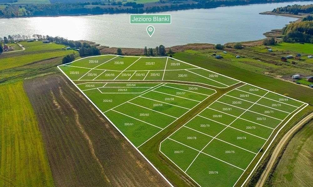 Działka nad jeziorem Blanki 713 m² z plażą i rekreacyjnym planem Blanki  713m2 Foto 1