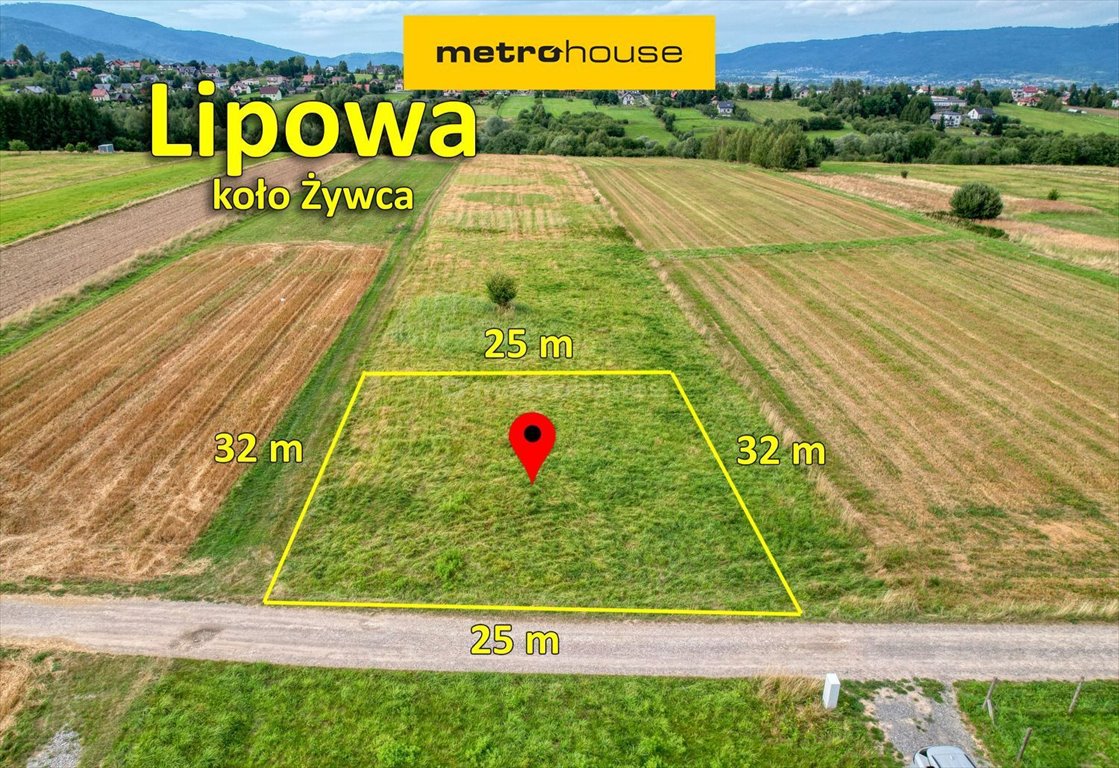 Działka budowlana z widokiem na góry - zapraszam Lipowa  800m2 Foto 1