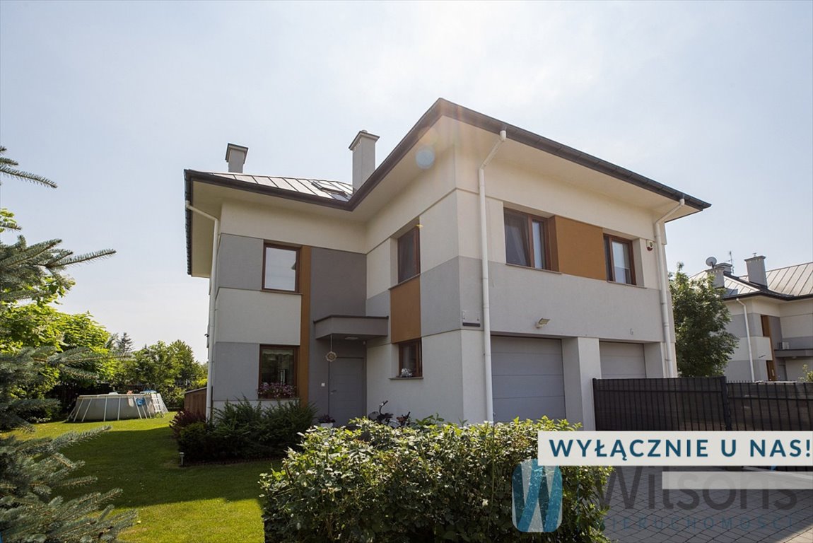 Nowoczesny dom 162 m² (186 m²) w Łomiankach (blisko zieleni): Łomianki: Kościelna Droga