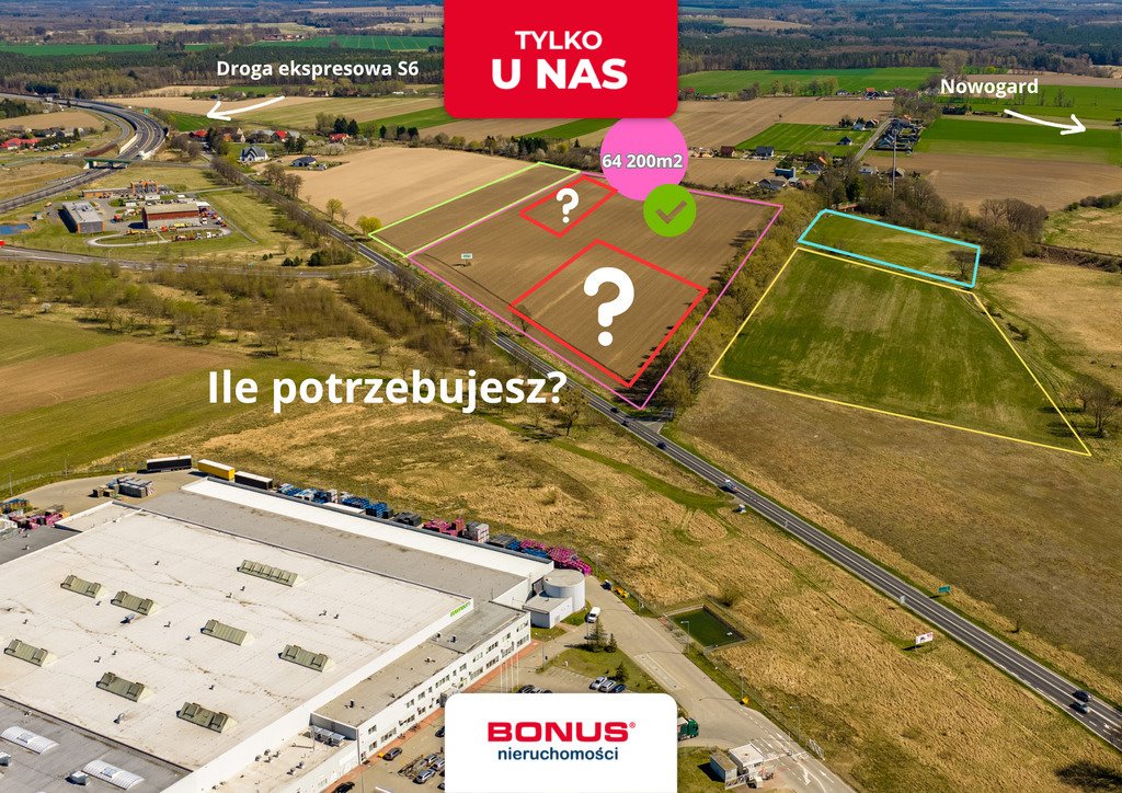 Zapraszam do zakupu działki usługowej 64 200 m² z dostępem do drogi Wojcieszyn  64 200m2 Foto 1