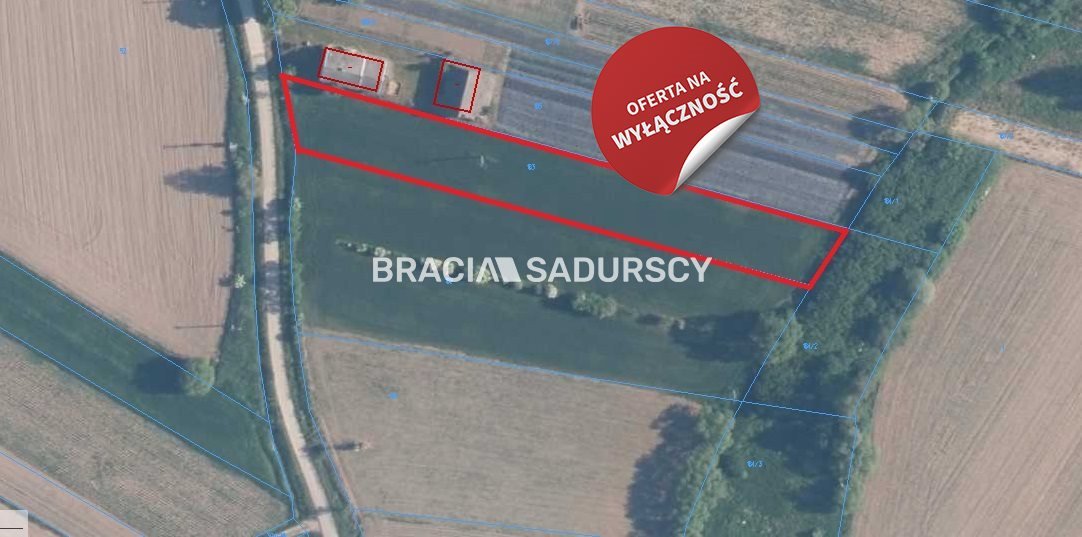 Działka rolna z możliwością zabudowy, 2579 m², Brzeski Szczurowa, Popędzyna, Popędzyna  2 579m2 Foto 1