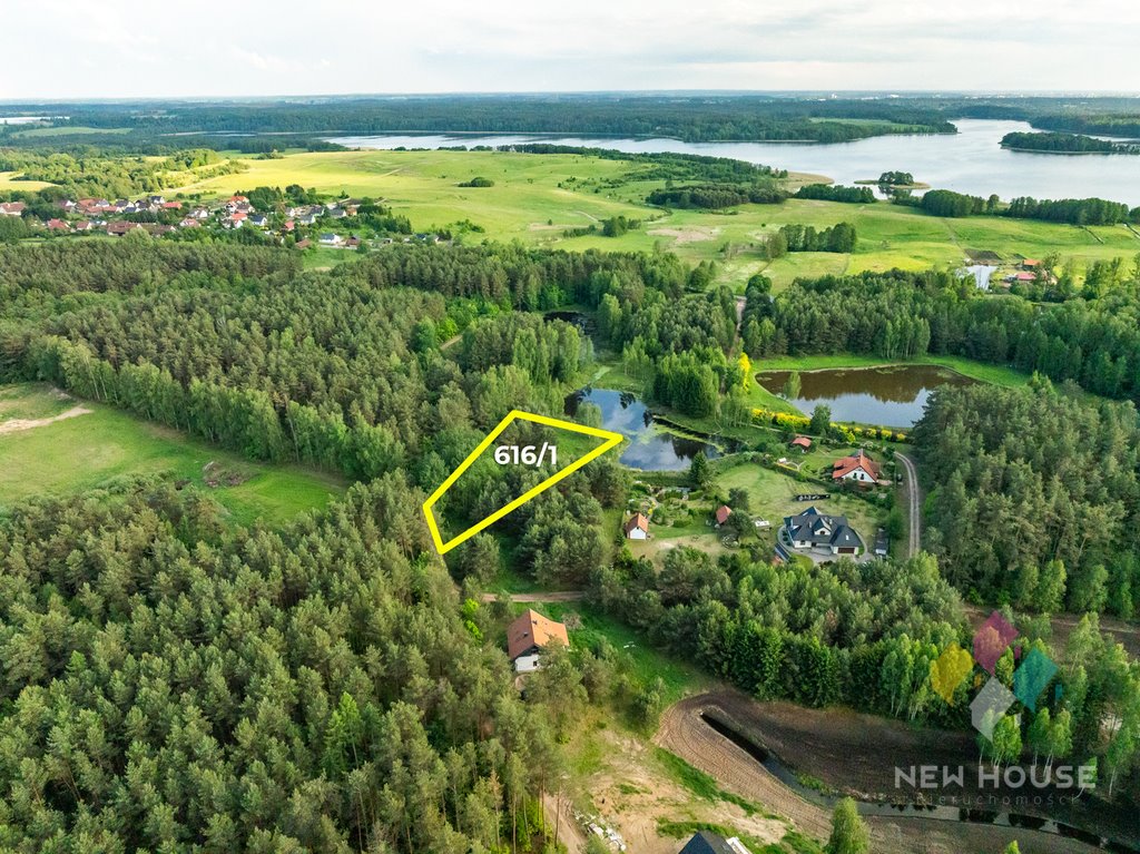 Na sprzedaż działka 2962 m² z widokiem na staw w Barczewku Barczewko  2 962m2 Foto 1