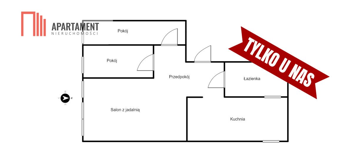 Mieszkanie trzypokojowe na sprzedaż Złocieniec  60m2 Foto 18