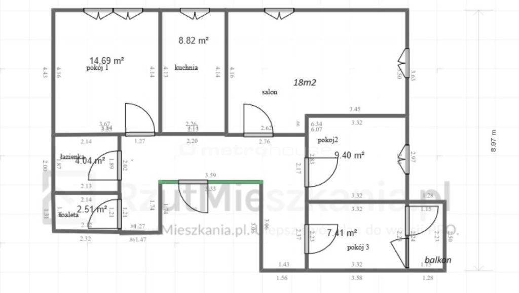 Mieszkanie czteropokojowe  na sprzedaż Chorzów, Górnicza  74m2 Foto 1