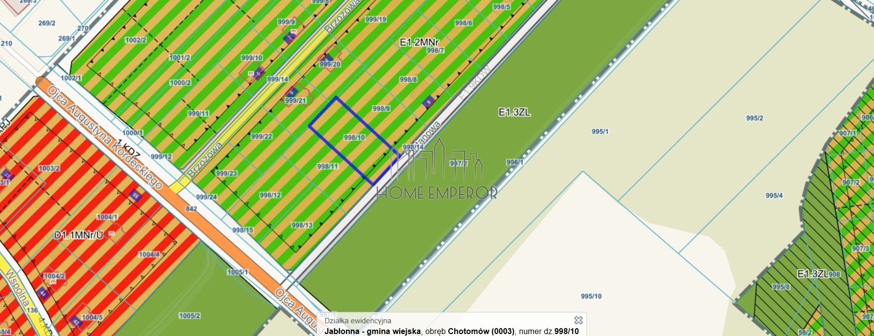 Działka budowlana na sprzedaż Chotomów, Platanowa  1 390m2 Foto 1