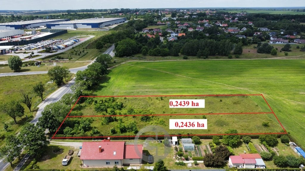 Działka inwestycyjna 2440 m² z mediami, MPZP, Gorzów Gorzów Wielkopolski, Chróścik  2 439m2 Foto 1