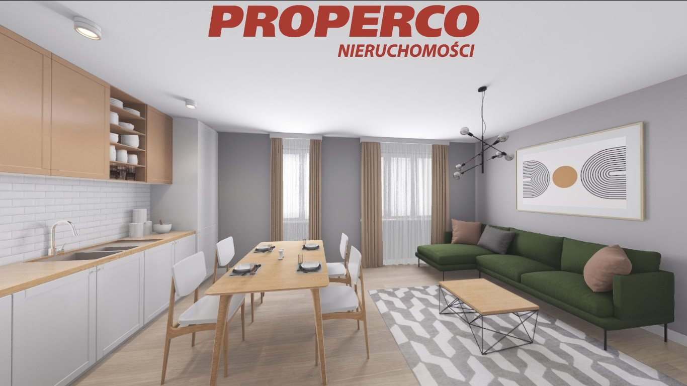Nowoczesne 3-pokojowe mieszkanie z garażem (58,86 m²) w Kielcach Kielce, Na Stoku, Orląt Lwowskich  59m2 Foto 1