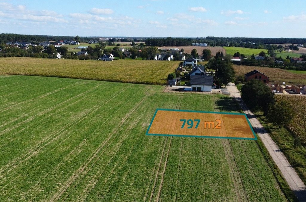 Działka budowlana 797 m² z MPZP, szybki dojazd do Poznania Kalwy, Brzozowa  797m2 Foto 1