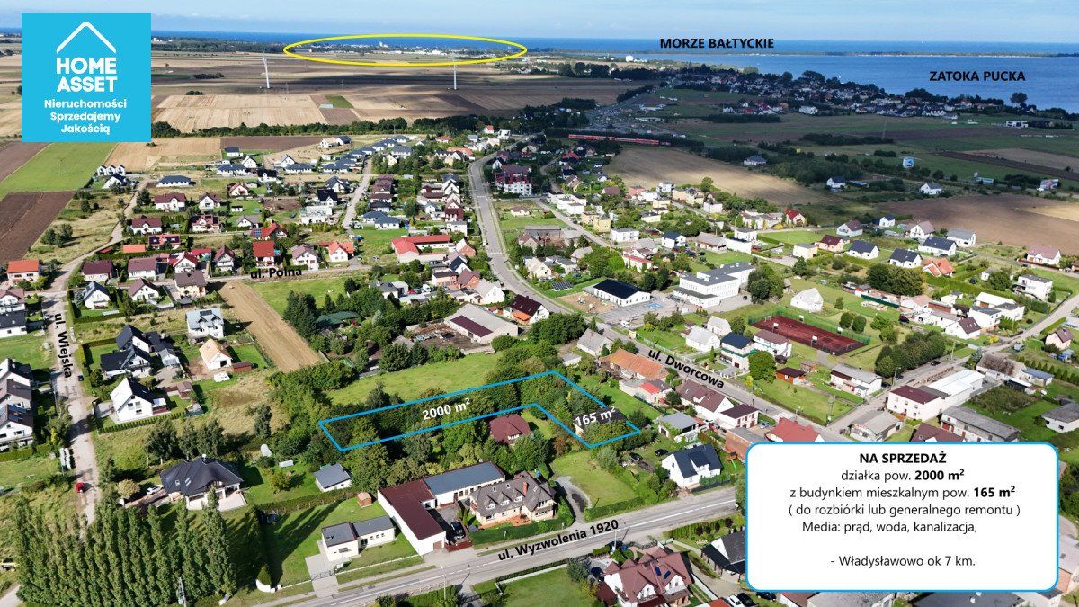 Działka 2000 m² w Gnieżdżewie z potencjałem inwestycyjnym polecam Gnieżdżewo, Wyzwolenia 1920  2 000m2 Foto 1