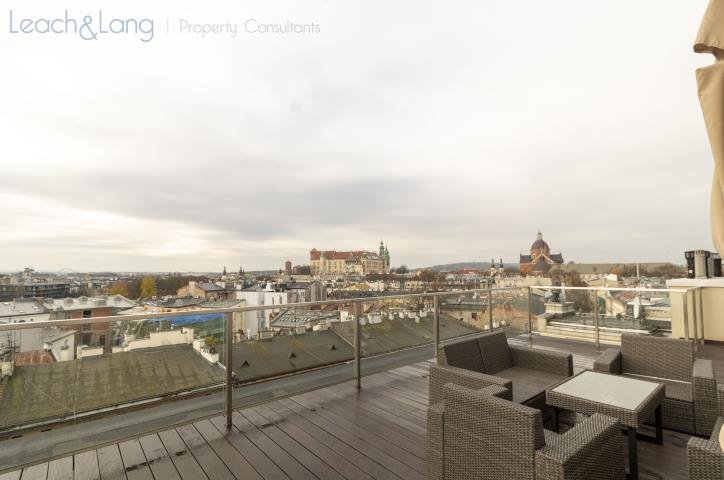 Penthouse z tarasem i widokiem na Wawel w Krakowie Kraków, Stare Miasto, Sarego, Józefa  139m2 Foto 1