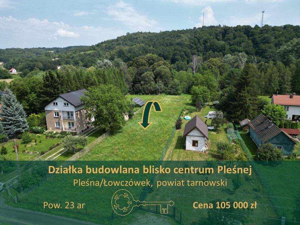 Działka budowlana na sprzedaż Pleśna  2 300m2 Foto 1