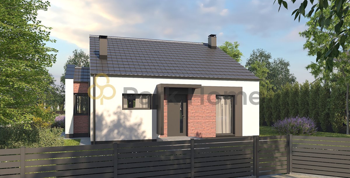 Nowoczesny dom 80m² z dużą działką i pełnymi mediami Dolsk  80m2 Foto 1