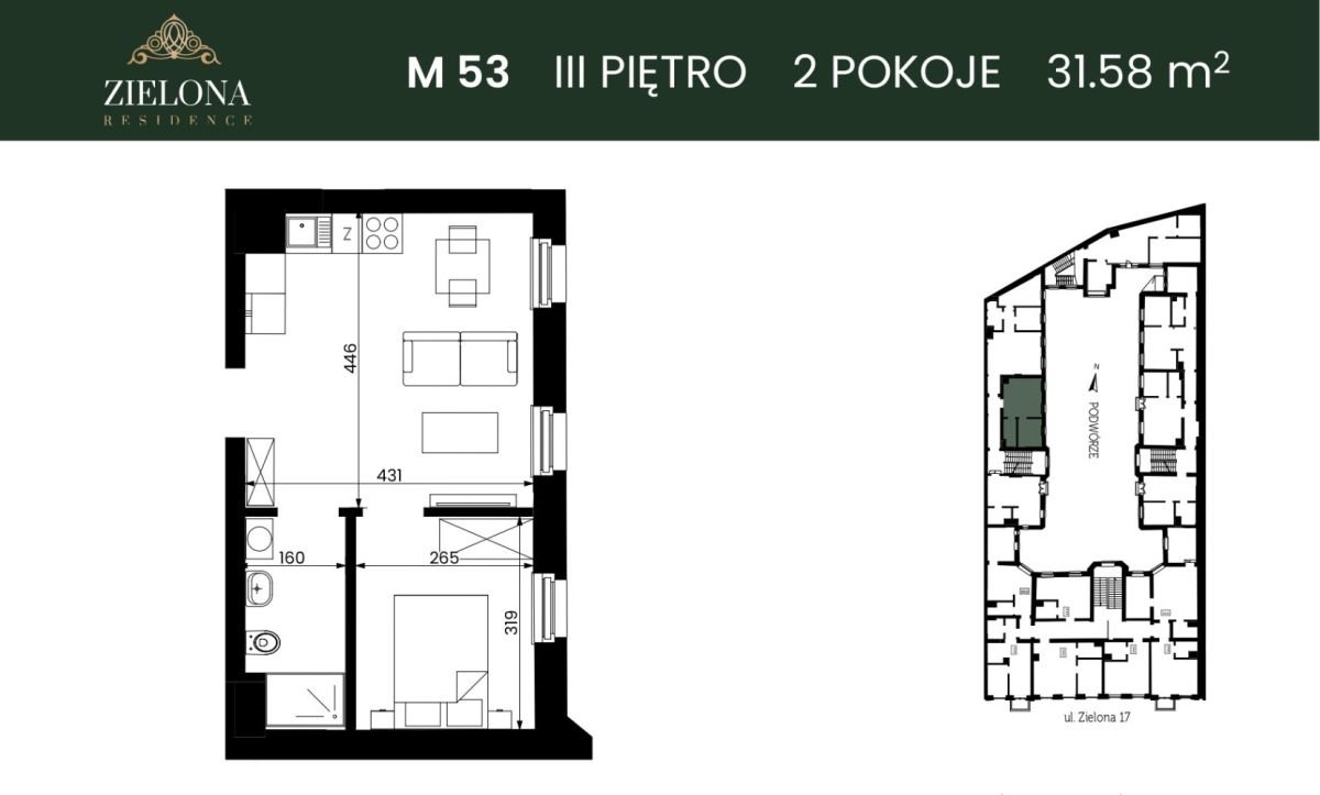 Mieszkanie dwupokojowe na sprzedaż Łódź, Polesie, Zielona  32m2 Foto 12