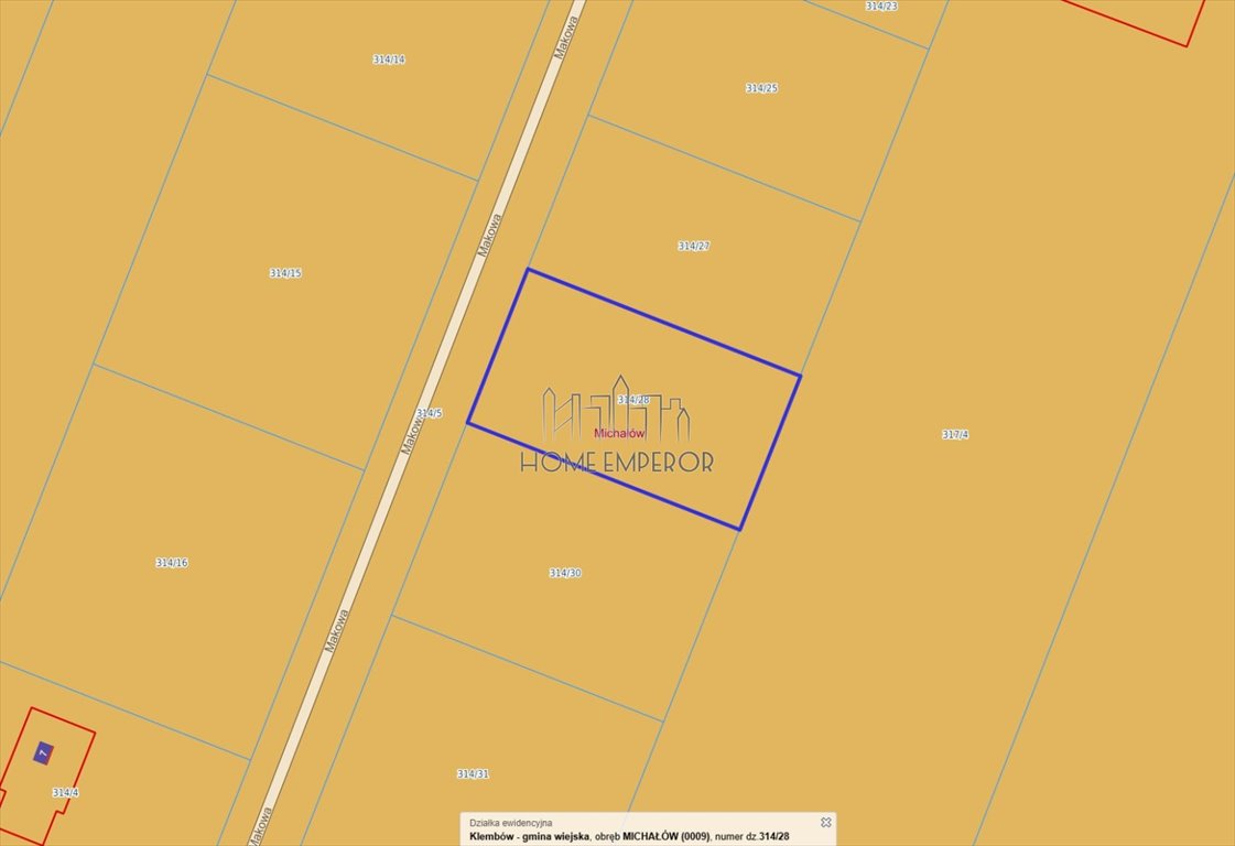 Sprzedam działkę 800 m² w Michałowie z mediami i planem zabudowy Michałów, Makowa  800m2 Foto 1
