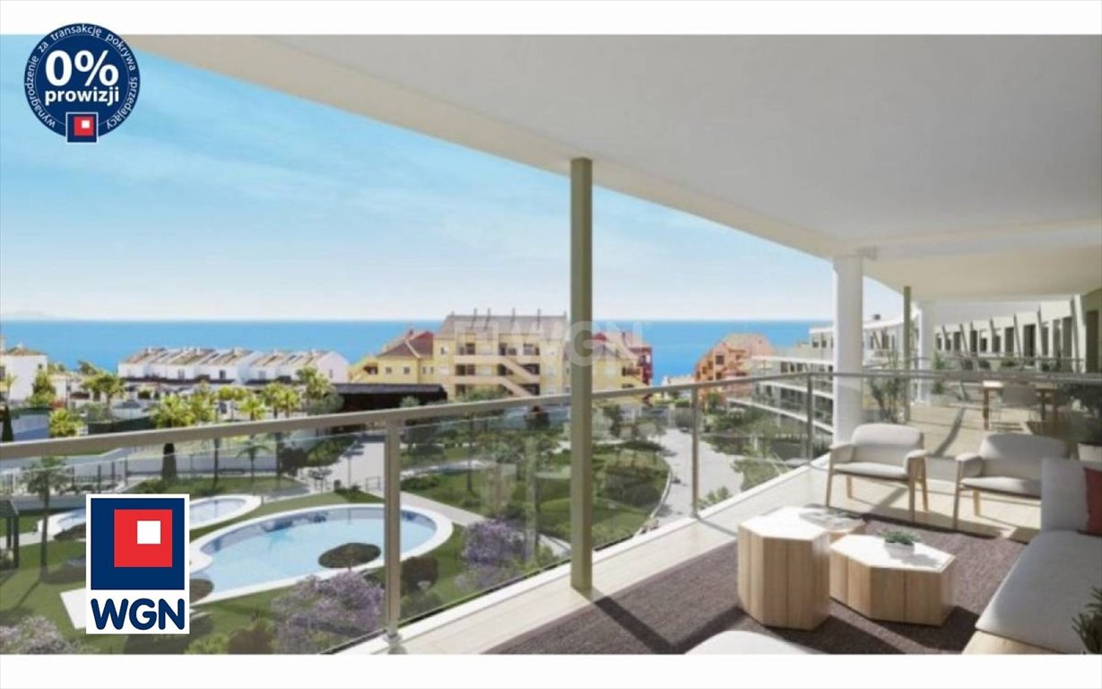 Przestronne 145 m² apartament z widokiem na morze i dużym tarasem Hiszpania, Estepona, Manilva  145m2 Foto 1