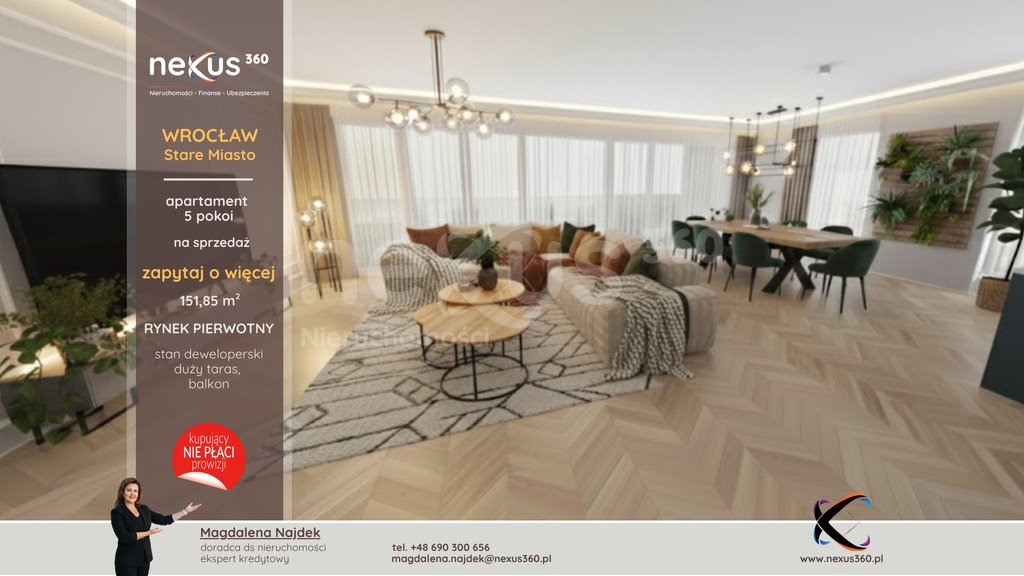 Mieszkanie na sprzedaż Wrocław, Szczepin, Szczepin, Długa  152m2 Foto 1