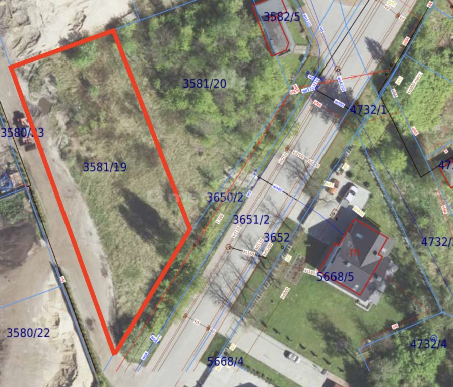 Działka budowlana 1447 m² z mediami, spokojna dzielnica Dąbrowa Górnicza, Szałasowizna  1 445m2 Foto 1