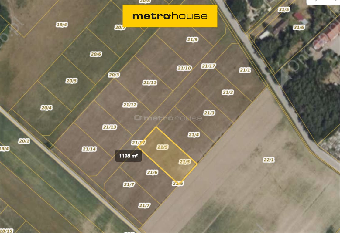 Sprzedam działkę 1239 m² z możliwością bliźniaka w Żabiej Woli Skuły, Północna  1 198m2 Foto 1