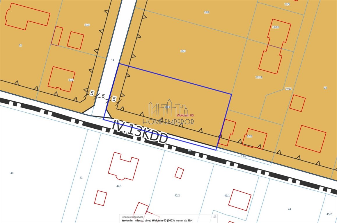Na sprzedaż działka 1653 m² z mediami w Wołominie Wołomin, Akacjowa  1 653m2 Foto 1