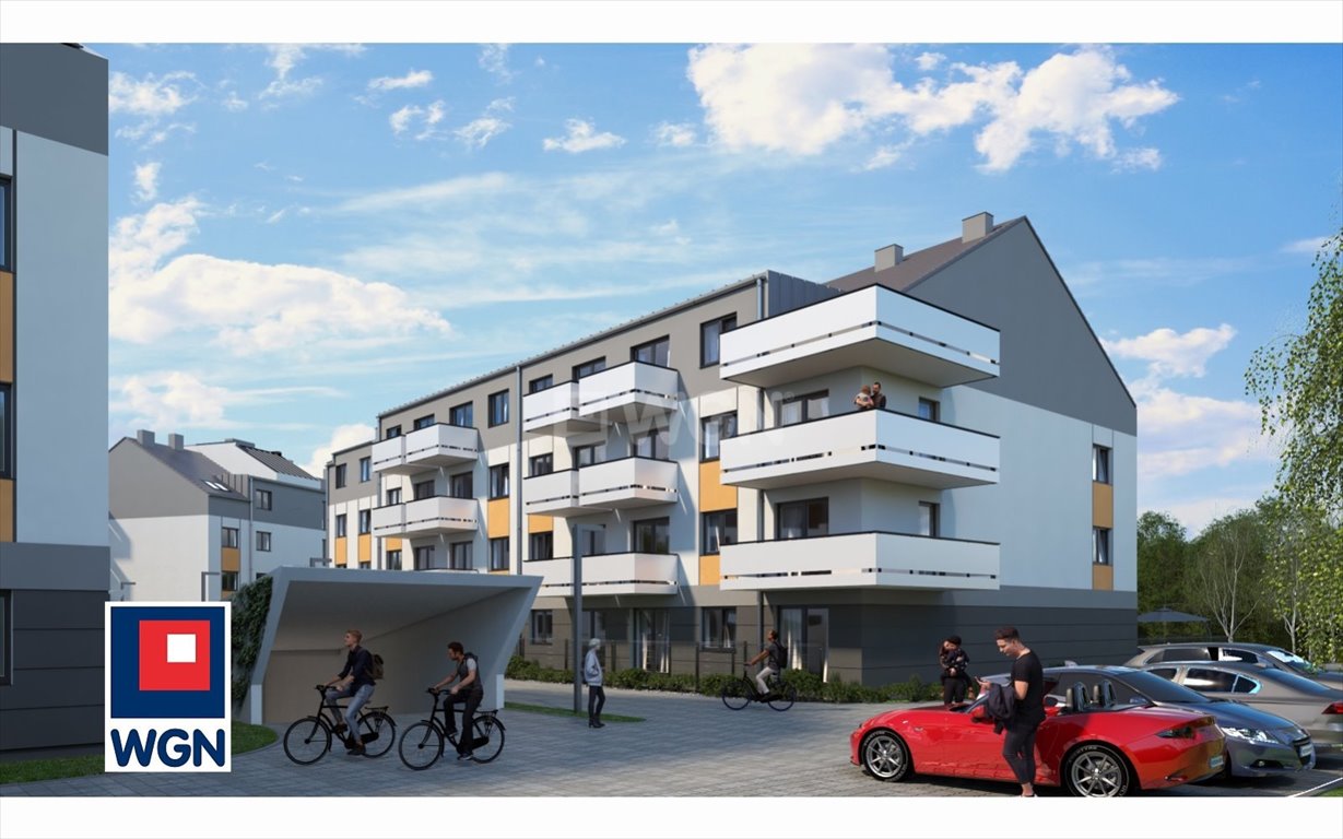 Do sprzedania nowe 3-pokojowe mieszkanie z balkonami w Ratyń-Leśnicy Wrocław, Ratyń-Leśnica, Malczycka  63m2 Foto 1
