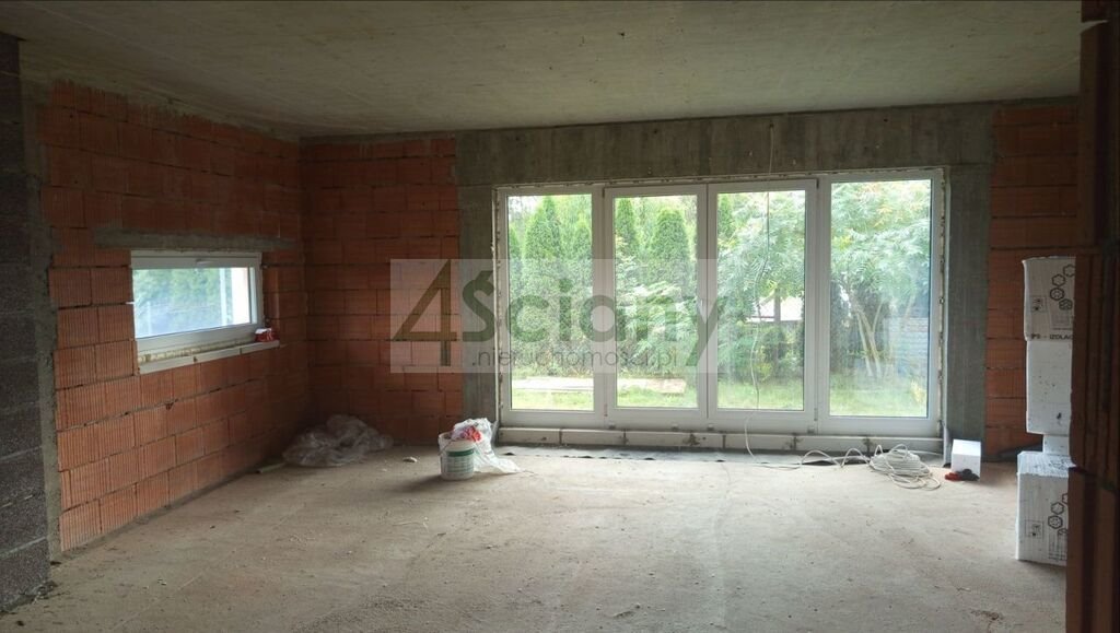 Bliźniak 125 m², stan surowy, garaże, duża działka Radzymin  125m2 Foto 1