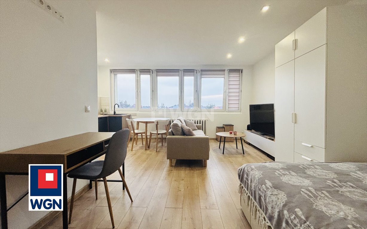 Funkcjonalna kawalerka po remoncie z biurkiem i pełnym wyposażeniem Pszów, Pszów, Pszów  27m2 Foto 1