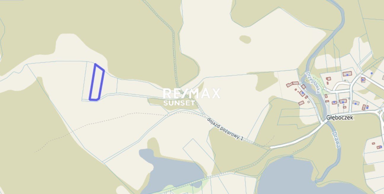 Działka 3800 m² nad jeziorem Krosino – inwestycja i relaks Głęboczek  3 800m2 Foto 1