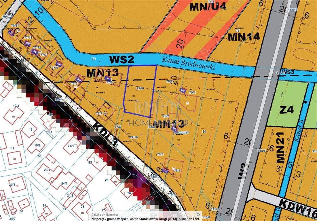 Działka budowlana na sprzedaż Stanisławów Drugi, Grudzie  900m2 Foto 1