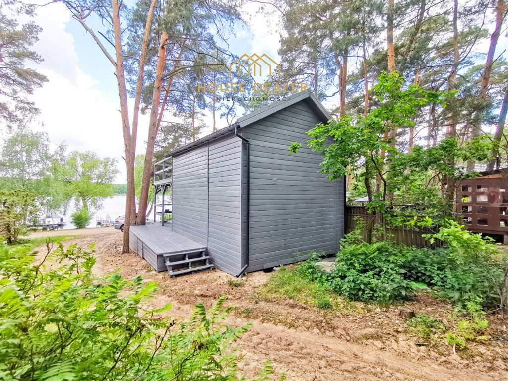 Urokliwy domek nad jeziorem z tarasem i klimatyzacją Grzybowo  50m2 Foto 1