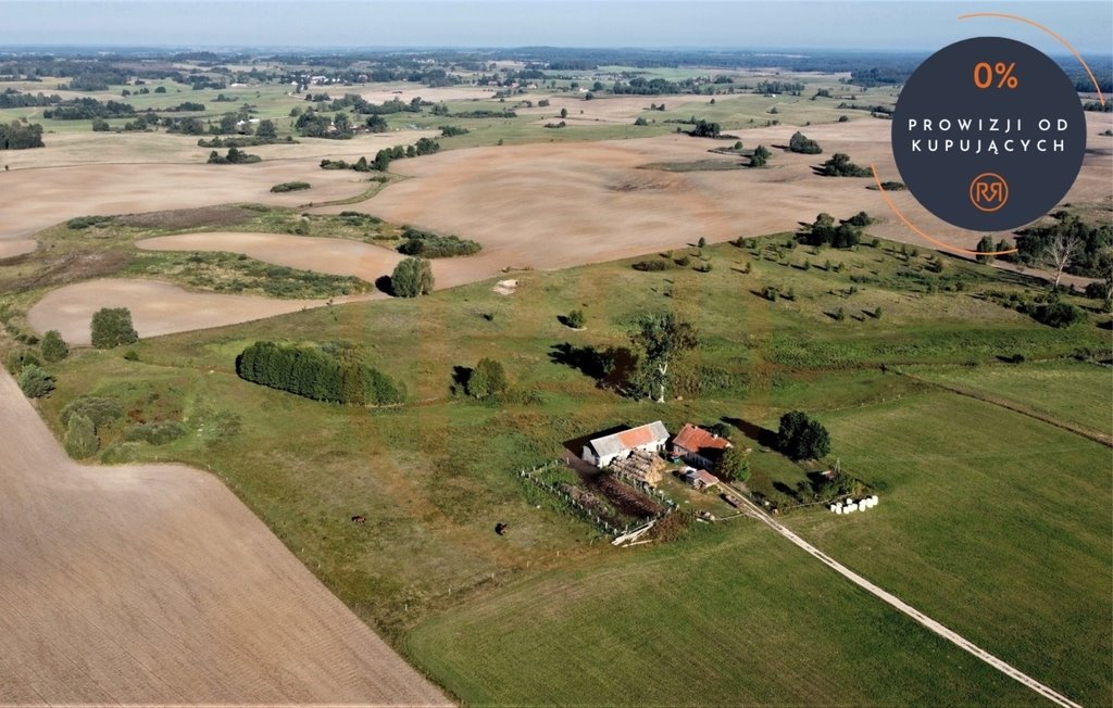 Duża działka rolna 34 547 m² z fundamentami, spokój i natura Połom  34 547m2 Foto 1