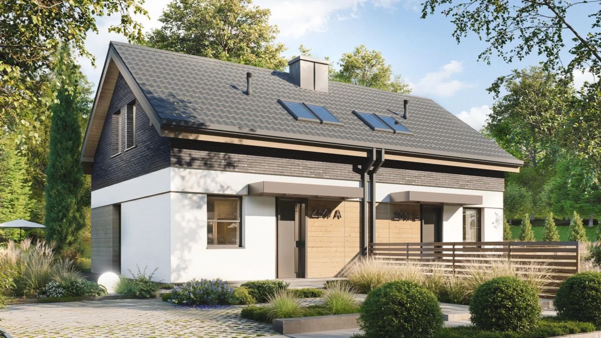 Nowoczesny bliźniak 80 m² w Świlczy - stan deweloperski. Świlcza  80m2 Foto 1