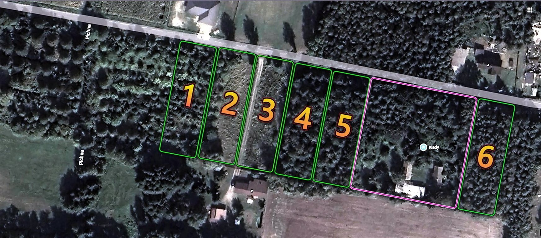 Działka pod dom z mediami, spokój, blisko Zduńskiej Woli Wymysłów, Kłady  1 653m2 Foto 1