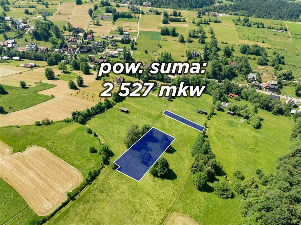 Sprzedam działki rolne 2527 m² w Brzegach - inwestycja i spokój Brzegi  2 527m2 Foto 1