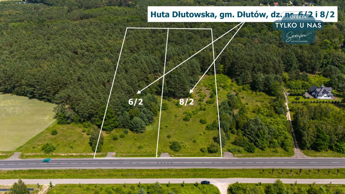 Działka budowlana na sprzedaż Huta Dłutowska, Pabianicka  17 512m2 Foto 1